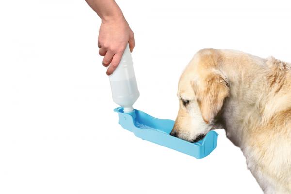 Wasserspender mit Trinknapf - 750 ml